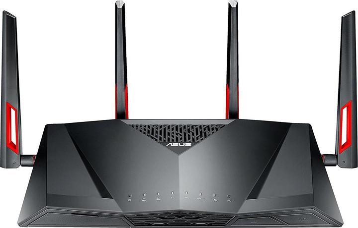 ASUS DSL-AC88U routeur sans fil Gigabit Ethernet double bande ( / ) Noir, Rouge
