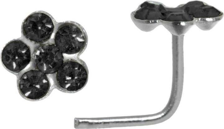 Bijouteria Nasenpiercing (Kristall, Silber 925)