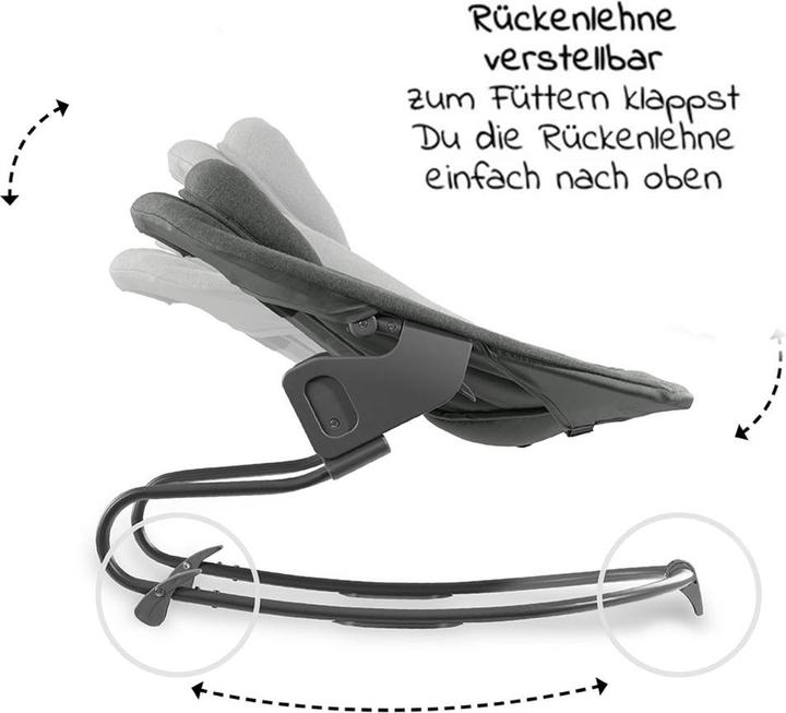 Produktbild Hauck Hochstühle Alpha Plus White 4-tlg. Newborn Set - Hochstuhl + 2in1 (Hochstuhl)