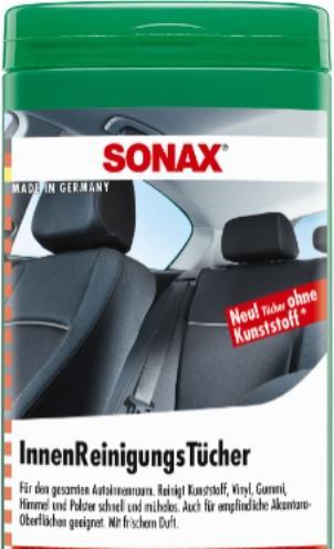 Sonax Scatola di salviette per la pulizia degli interni