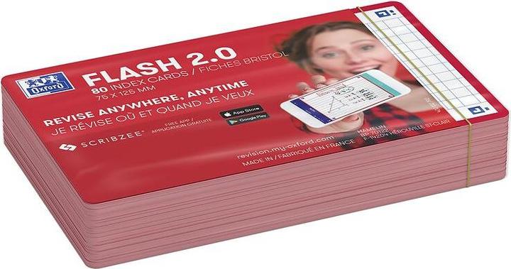 Image du produit Oxford 80 flashcards FLASH 2.0 - 7 (75 x 125 mm, 80 x)