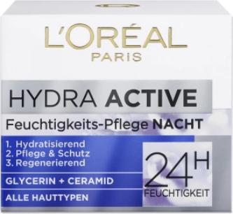 Immagine prodotto L'Oréal Paris L'Oréal, Hydra active, crema idratante intensiva, 50 ml (50 ml, Crema notte)