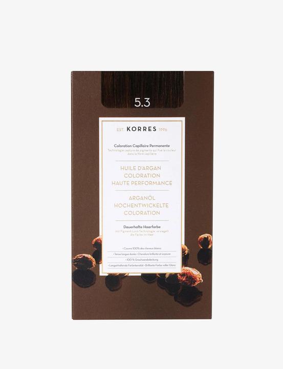 Produktbild Korres Argan Oil Hair Color (Nr. 5.3 - Golder/Honey Light Brown)