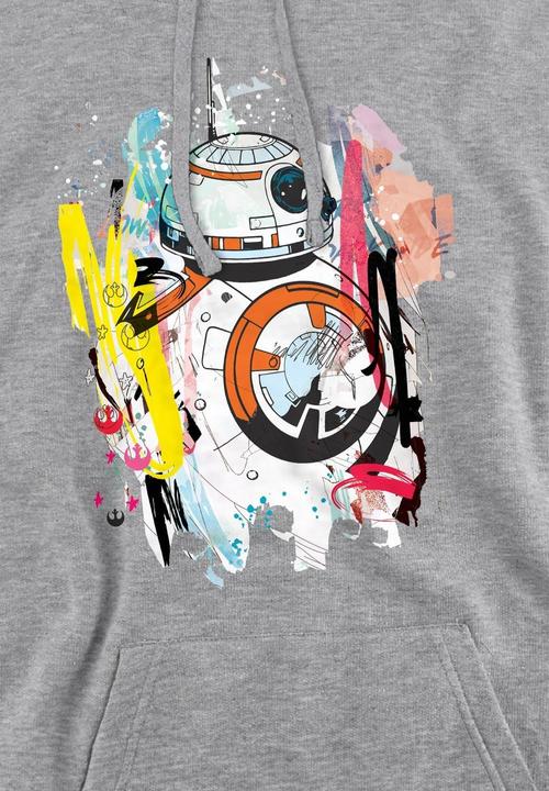 Immagine prodotto Star Wars Felpa con Cappuccio BB-8 Astratta Uomo (L)