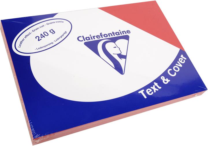 Produktbild Magni Clairefontaine 2773C Deckblätter - Rückwände, Karton mit Lederstruktur, DIN A4, 240 g/m², 100 Stück