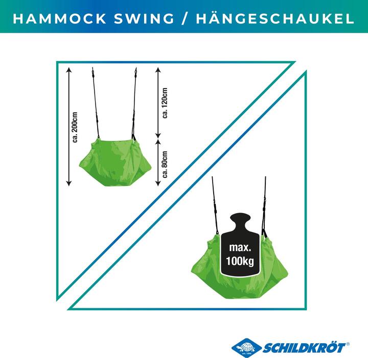 Produktbild MTS Hängemattenschaukel 80cm Seil 150-200cm