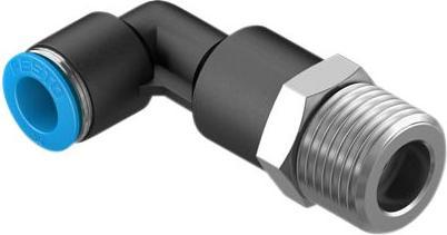 Produktbild Festo L-Verschraubung, lang, Druckluft, Messing, 62.5mm, R1/2″, Gewindestift