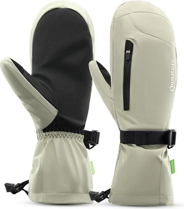 Dakine The others Qunature Qunature Full Length Ski Gloves Size L - Light Brown (L)