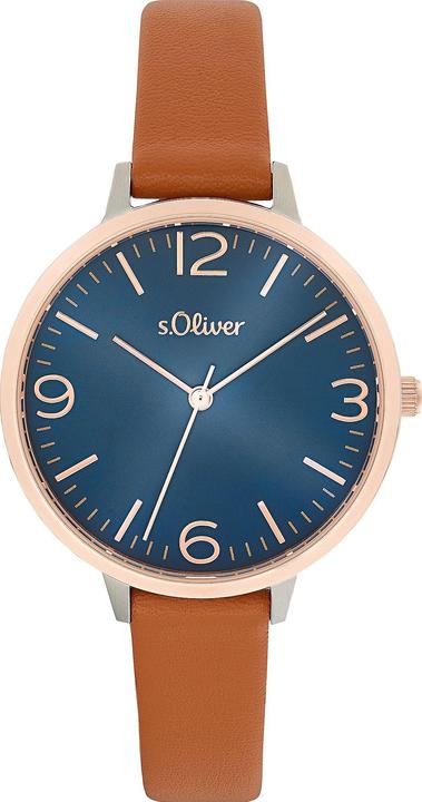 S.Oliver Damenuhr (Analoguhr, 34 mm)