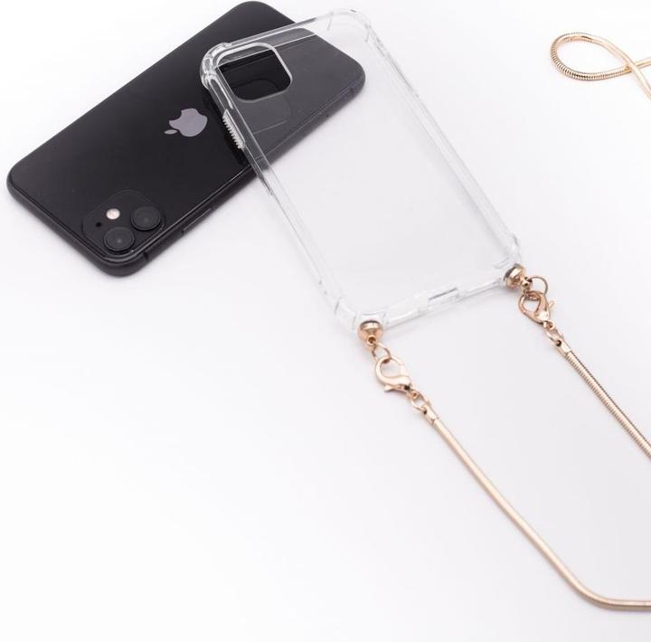 Produktbild Evelatus iPhone 11 Pro Max Silicone TPU Transparent with Necklace Strap (Apple iPhone 11 Pro Max)
