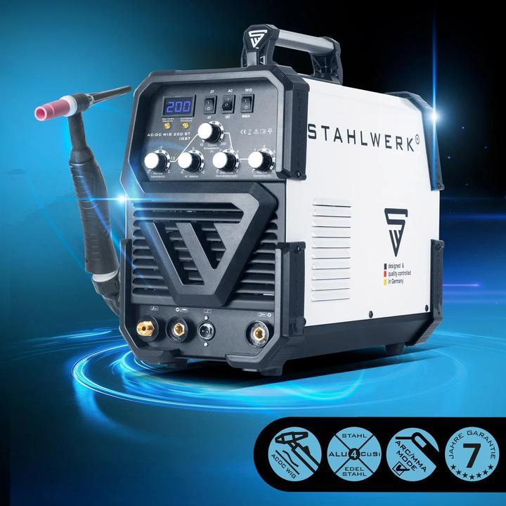 Produktbild Stahlwerk Kombi Schweissgerät AC/DC WIG 200 ST IGBT 200 Ampere