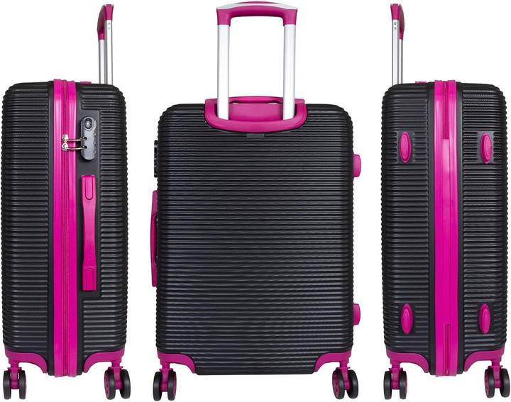 Produktbild Trendyshop365 Mittelgrosser Hartschalenkoffer mit Zahlenschloss (66 l, M (50 - 90l))