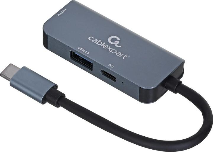 Actual product image Gembird Multi Port Adapter USB Type C (USB-C, 3 Ports)