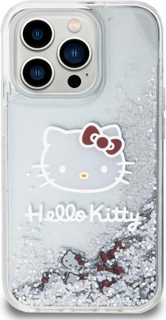 Image du produit Hello Kitty HKHCP13XLIKHET iPhone 13 Pro Max 6.7" srebrny/argent hardcase Liquid Glitter Charms Kitt (Apple iPhone 13 Pro Max)