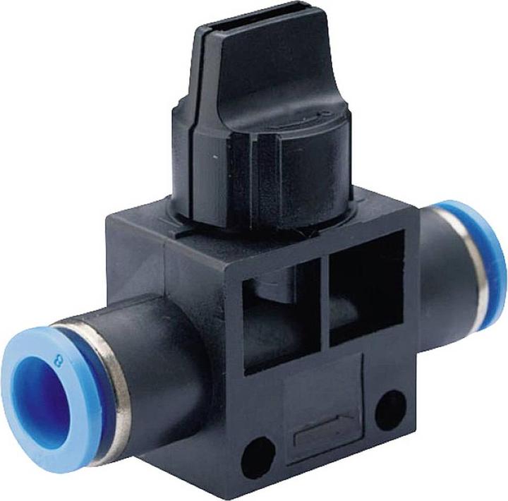 Tru Components Valvola di intercettazione HVFF8-8 -1 a 10 bar 1 pz.