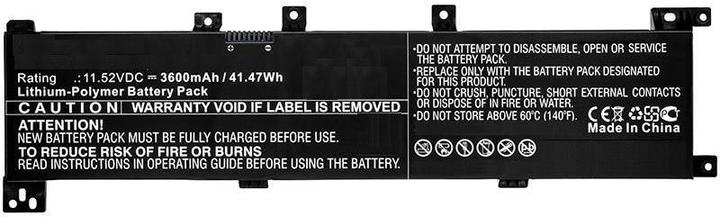Actual product image CoreParts MBXAS-BA0183 Notebook spare part battery (1 Cells, 3600 mAh)