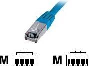 Image du produit Digitus CAT5e SF-UTP Patchk.,3m, bleu (SF/UTP, CAT5e, 3 m)