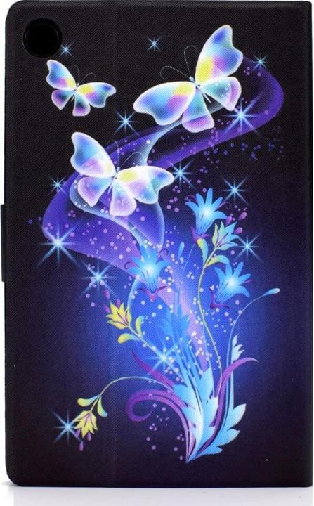 Actual product image Cover-Discount Galaxy Tab A9+ - Protective cover butterfly purple (Galaxy Tab A9+)