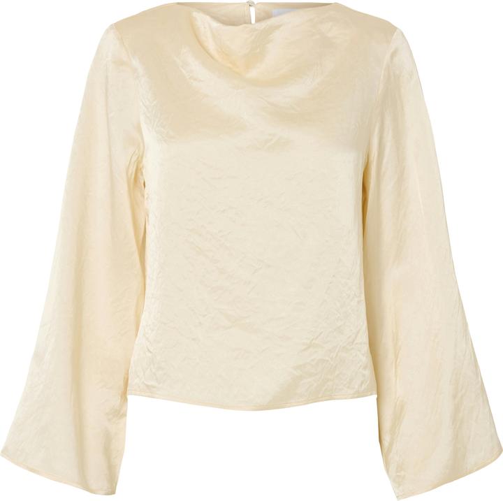 Selected Femme High Neck Oberteil mit langen Ärmeln