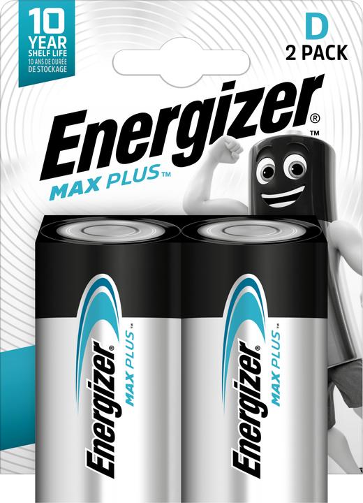Actual product image Energizer Max Plus Alkaline (2 pcs., D, 16500 mAh)