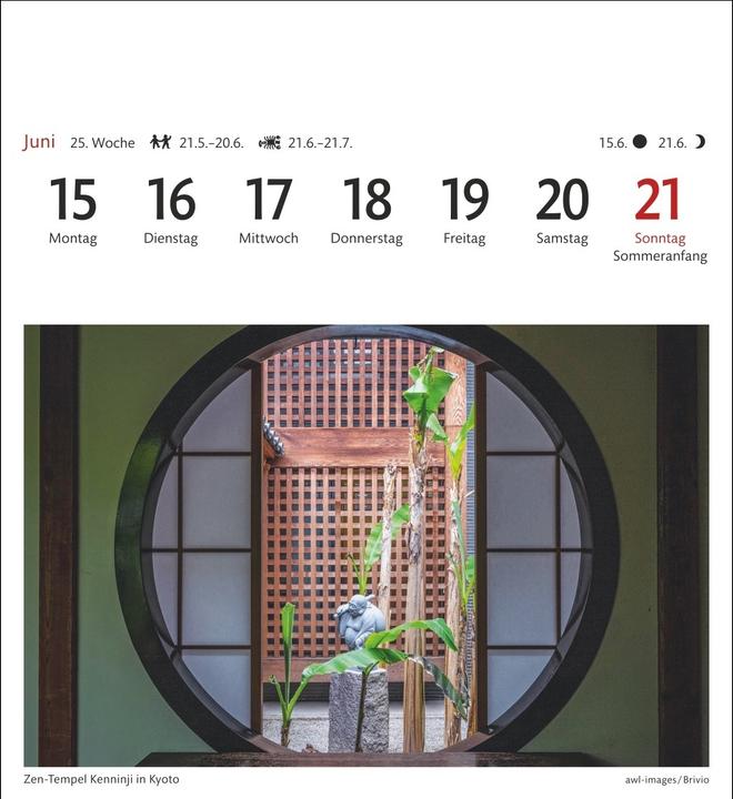 Image du produit Harenberg Japan Sehnsuchtskalender 2026 - Wochenkalender mit 53 Postkarten (Couverture rigide, Allemand)