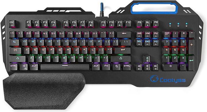 Produktbild Nedis Mechanische Gaming-Tastatur GKBD400BKUS - US International (US, Kabelgebunden)