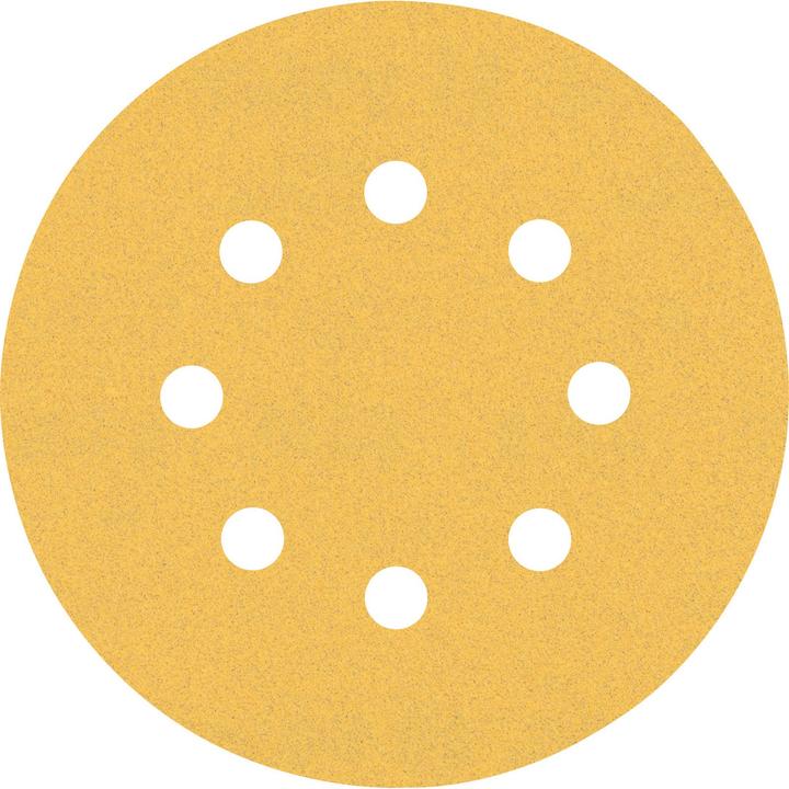 Produktbild Bosch Professional Zubehör EXPERT C470 Schleifpapier mit 8 Löchern für Exzenterschleifer, 125 mm, G 120, 50-tlg. (120)