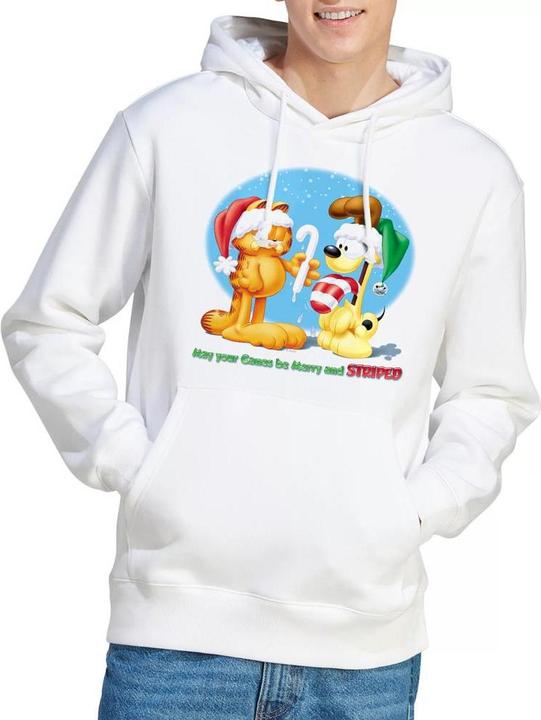 Immagine prodotto Garfield Merry And Striped Felpa con Cappuccio Uomo (M)