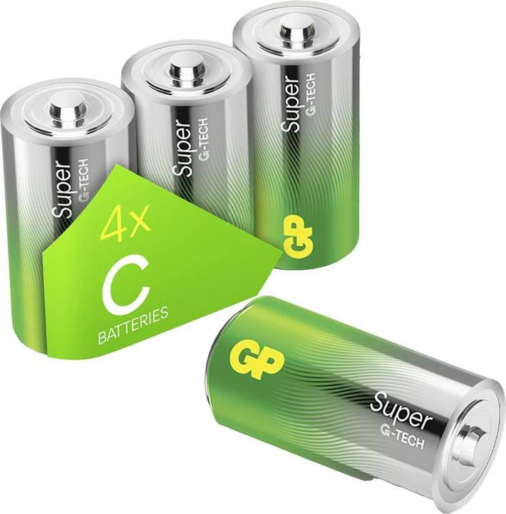 GP Batteries Super Alkaline (4 Stk., C)