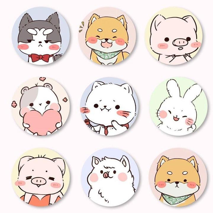 Image du produit JTI Patchs ronds - motif animal - 120 pièces (1 x)