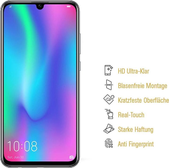 Produktbild Protectorking 2x Panzerfolie Anti-Shock HD Klar (2 Stück, Honor 10 Lite)