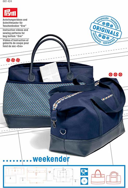 Prym Video per la borsa Bottom Eve, Weekender con schema