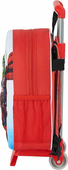 Image du produit Sac à dos scolaire 3D à roulettes 705 The Avengers Rouge (10 l)