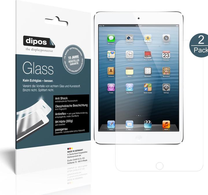 Actual product image Dipos Screen Protector Anti-Shock (2 Piece, iPad 2011 (2nd gene), iPad 2012 (3rd gene), iPad 2012 (4th gene))