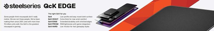 Actual product image SteelSeries QcK Edge (M)