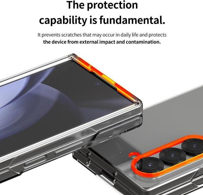 Actual product image GCS case Nukin Sam Z Fold6 przeźroczysty/clear AR20-02028A (Samsung Galaxy Z Fold6)