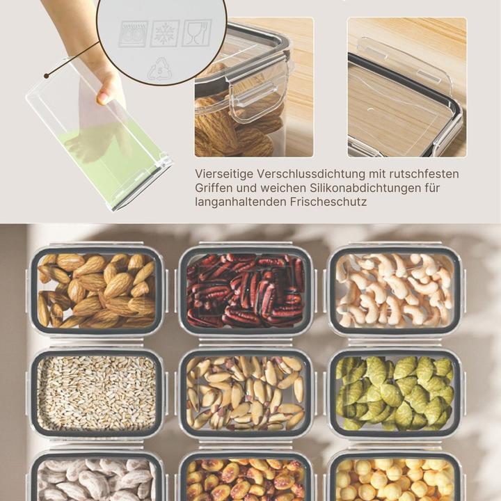 Actual product image Hermex 24-piece storage tin set (6.80 l)