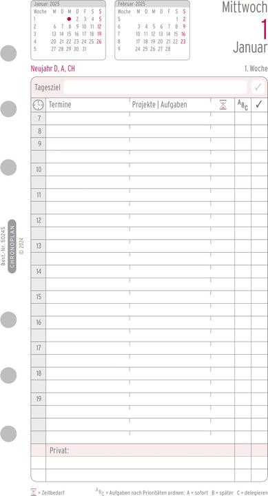 Image du produit Chronoplan Plan du jour (Allemand)