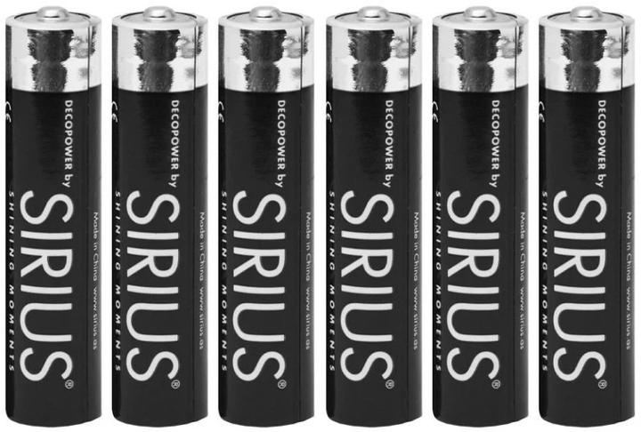 Immagine prodotto Sirius Batterie AAA in confezione da 6 pezzi (6 pz., AAA)