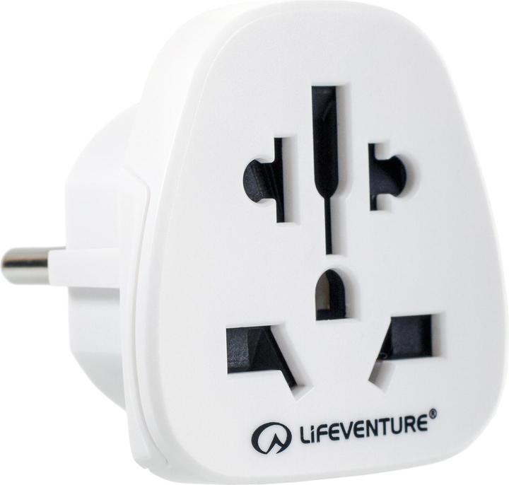 Actual product image Lifeventure World to Europe Travel Adaptor