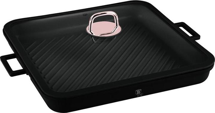 Produktbild BerlingerHaus Haus Grillpfanne mit Deckel Black Rose Collection (34 cm, Grillpfanne, Aluminiumguss)