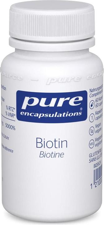 Actual product image Pure encapsulations Biotin capsules (60 Piece, Capsules, 26 g)