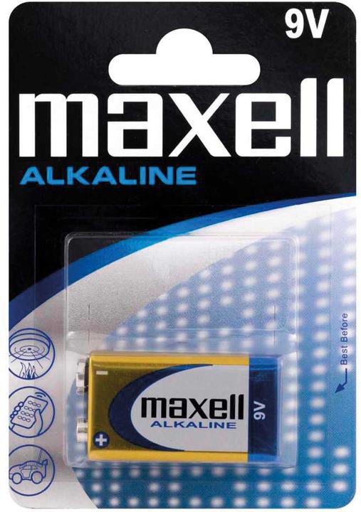 Maxell Bloc de piles 9V (1 pcs, 9V Block)