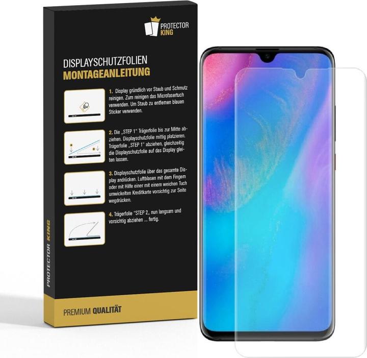 Produktbild Protectorking 2x Panzerfolie Anti-Shock HD Klar (2 Stück, Huawei P30)