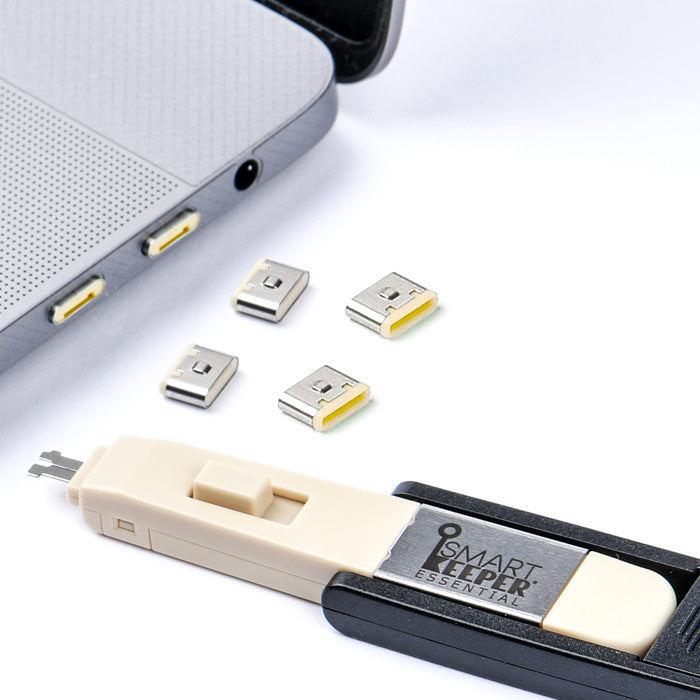 Image du produit Smart Keeper 4 x verrous de port USB C avec 1 x clé de type Mini