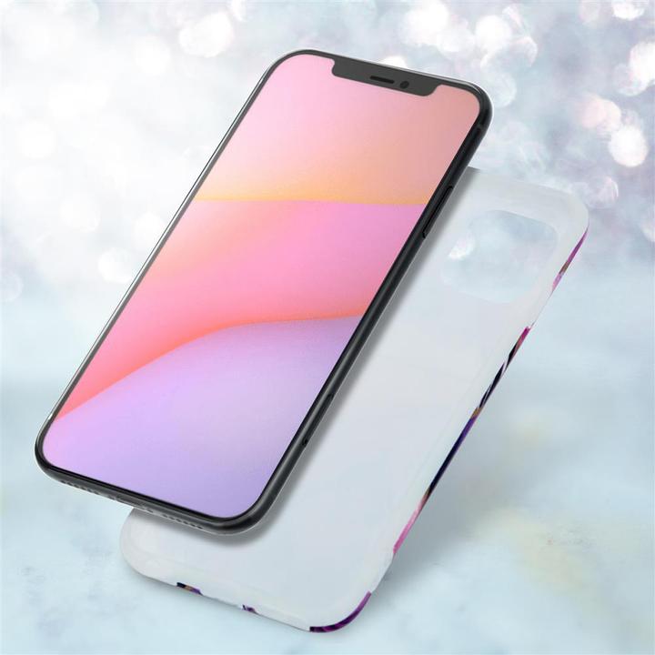Image du produit Cadorabo Couverture IMD TPU Marbre coloré (Realme 12 Pro+, Apple iPhone 12)