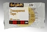 Produktbild 3M Scotch??? transparentes Klebeband 550, 12 mmx33 m, transparent (12 mm)