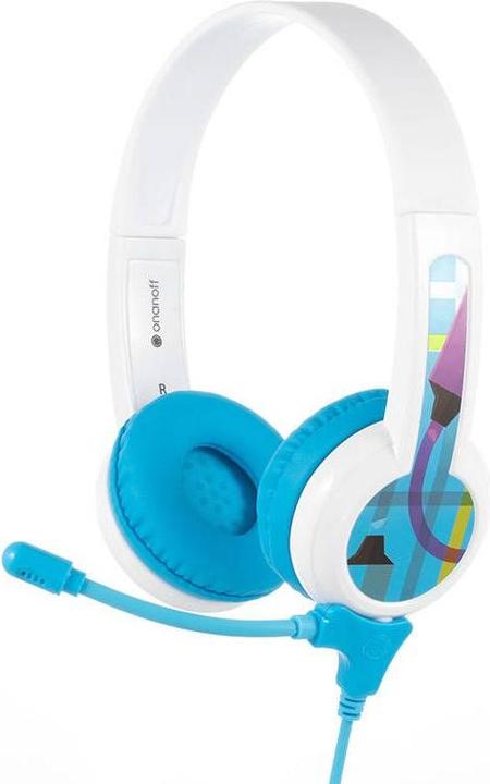 Actual product image Buddyphones StudyBudy blue