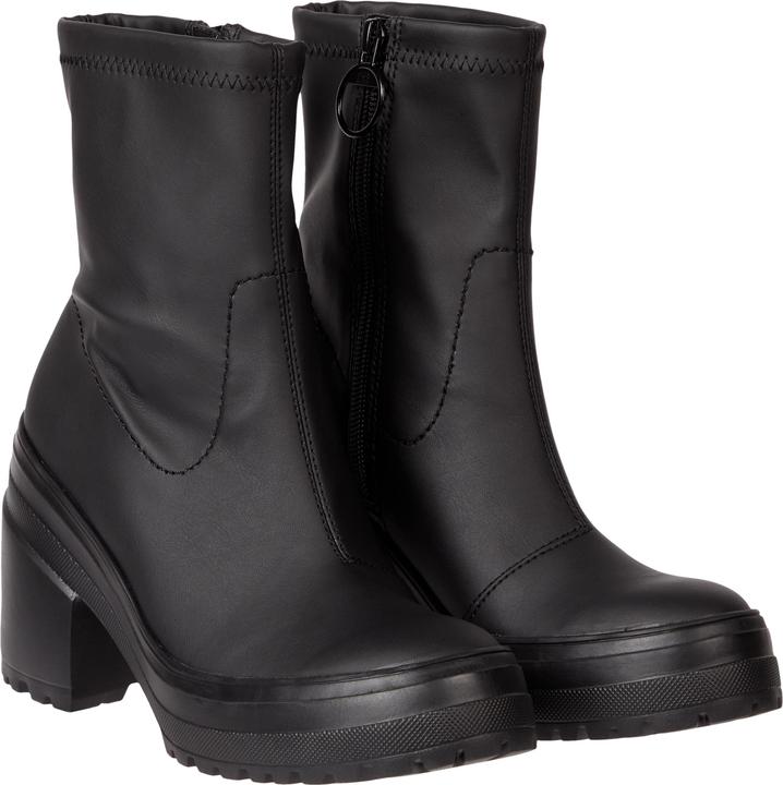 Image du produit Tommy Hilfiger Femmes Tommy Jeans Talon Bottes de taille moyenne, Noir, 37 EU (37)