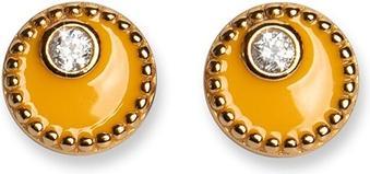 Image du produit Oliver Weber Collection Oliver Weber - Boucles d'oreilles plaquées or avec émail jaune Meliora 62258G YEL